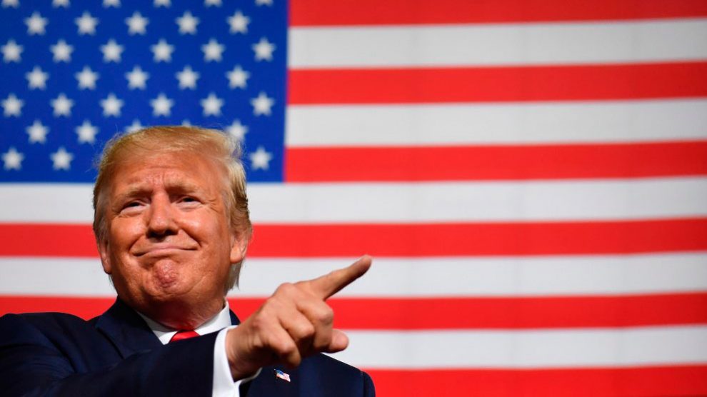 Donald Trump, presidente de los Estados Unidos de América. Foto: AFP