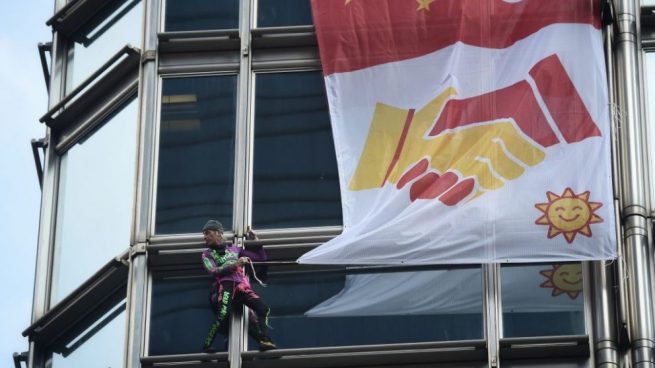 Alain Robert en Hong Kong @Getty