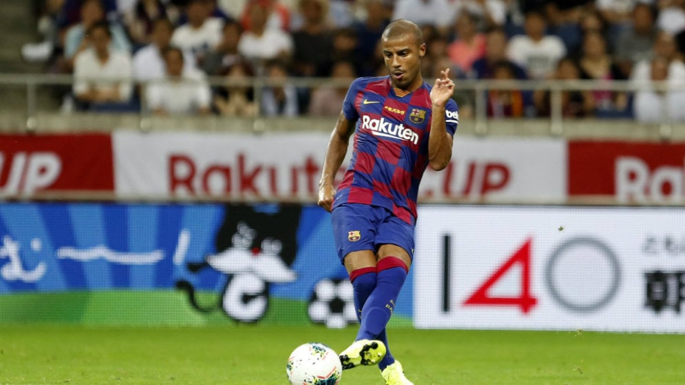 Rafinha en un amistoso con el Barcelona (@Rafinha)