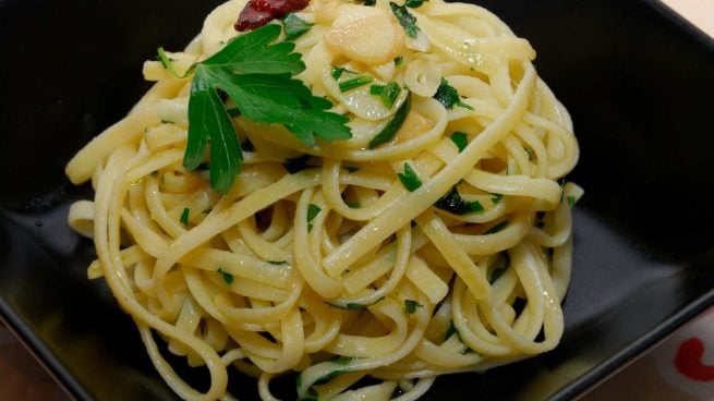 Espaguetis sencillos