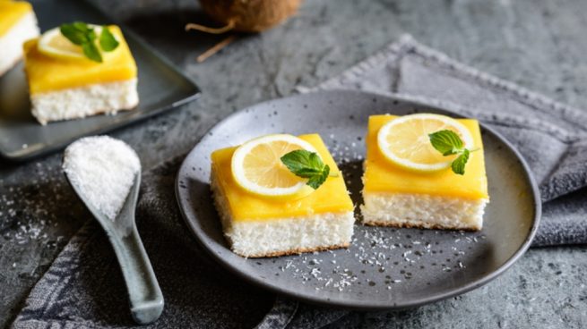 Receta de pastel cremoso de limón