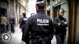 Agentes de la Guardia Urbana.