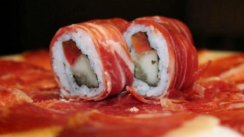 Receta de Makis de melón con jamón
