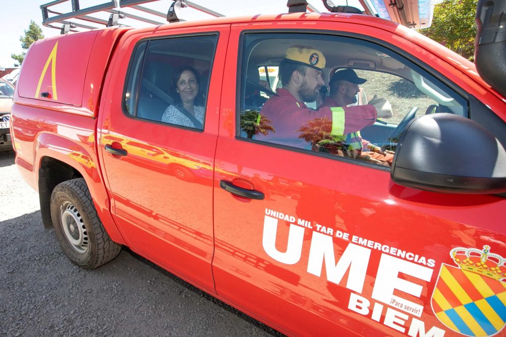 Agentes de la UME en Gran Canaria @EFE
