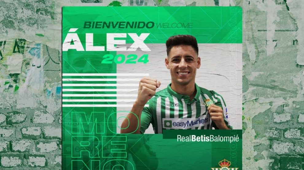Álex Moreno, nuevo jugador del Betis (Real Betis)