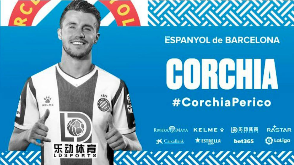 Sébastien Corchia, nuevo fichaje del Espanyol (@RCDEspanyol)