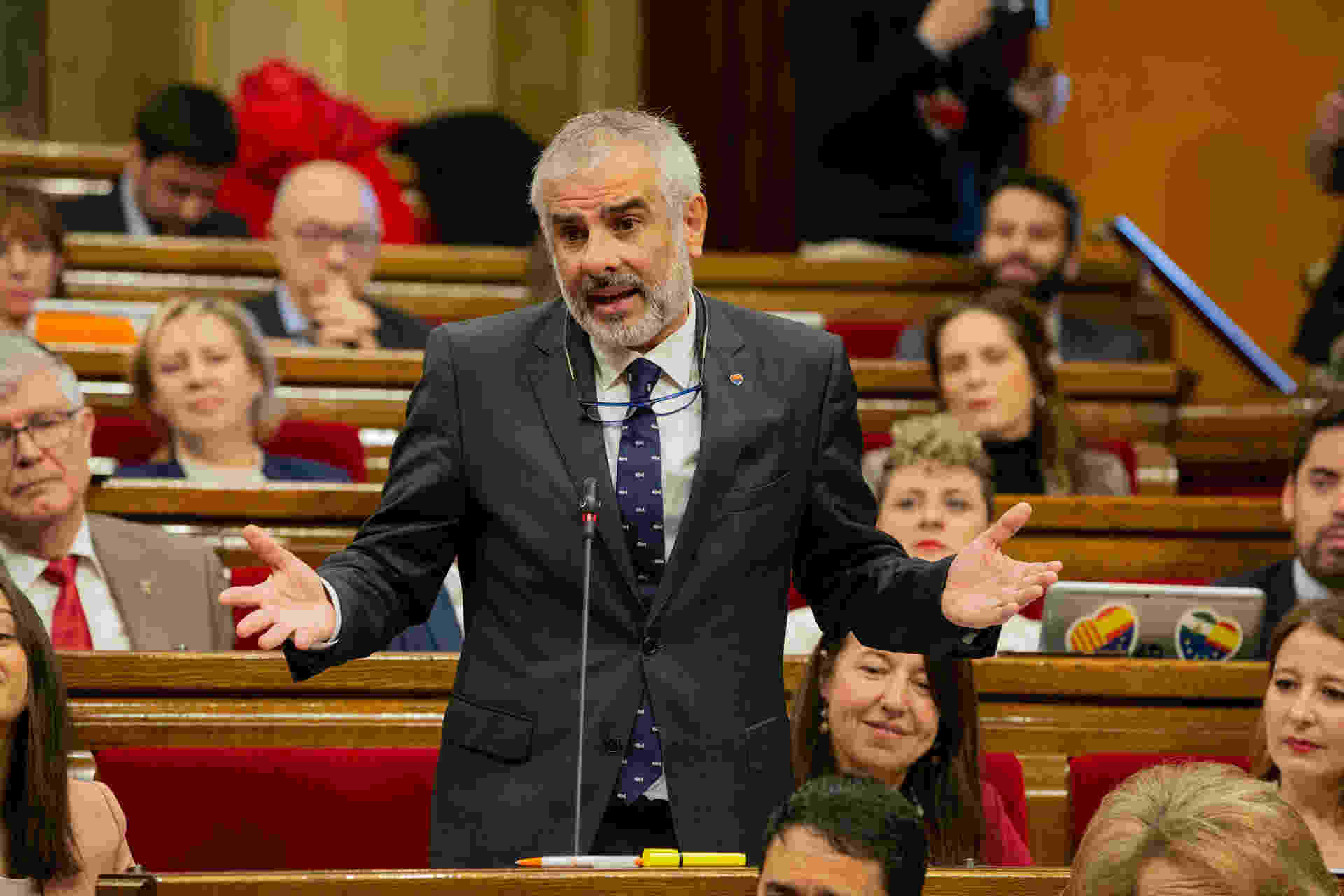 Carlos Carrizosa, presidente de C’s en el Parlamento catalán. (Ep)