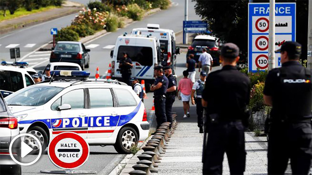 Despliegue policial para la cumbre del G-7 en Biarritz.