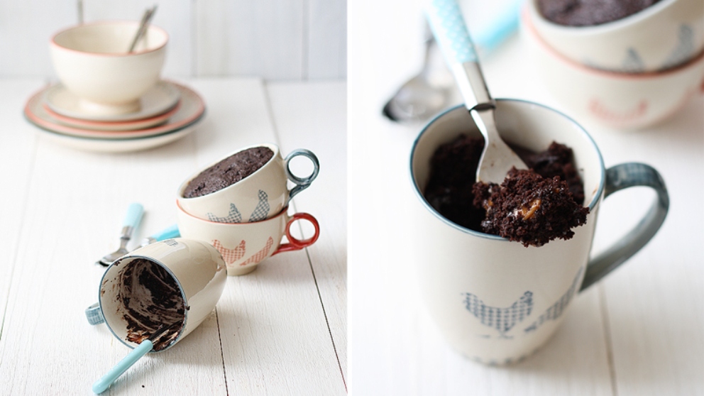 Mug de café con chocolate fácil, rápido y delicioso 