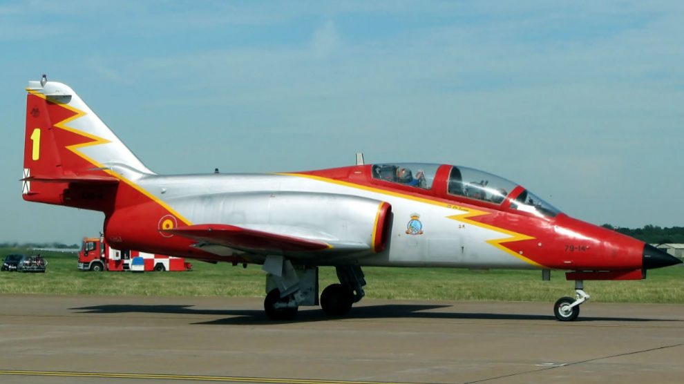 El caza C-101 del Ejército del Aire.