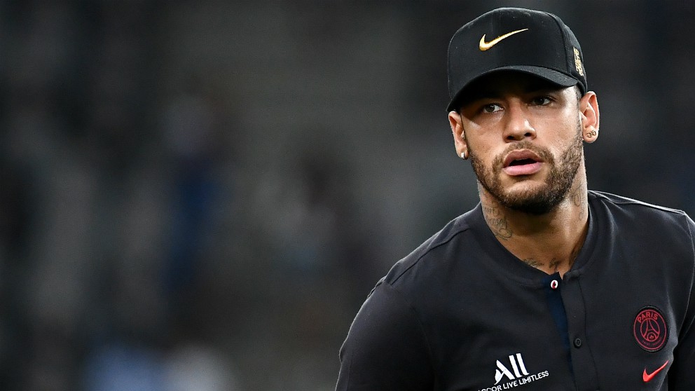 Neymar sigue apartado del PSG. (AFP)