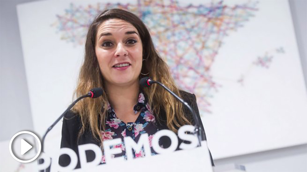 Noelia Vera, coportavoz de la Ejecutiva de Podemos.