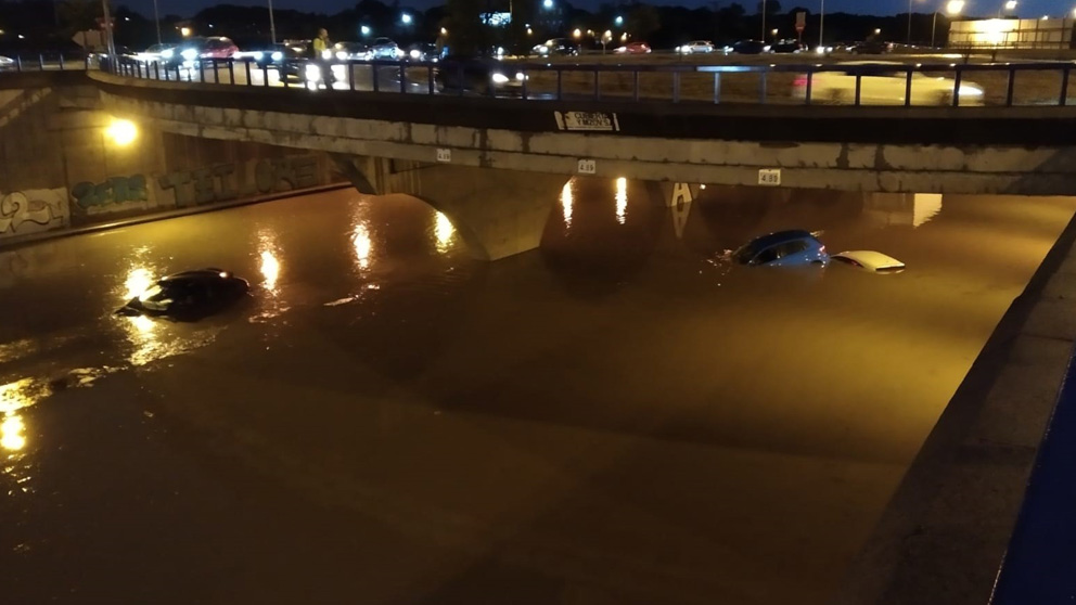 Tormenta en Madrid (Foto: EP)