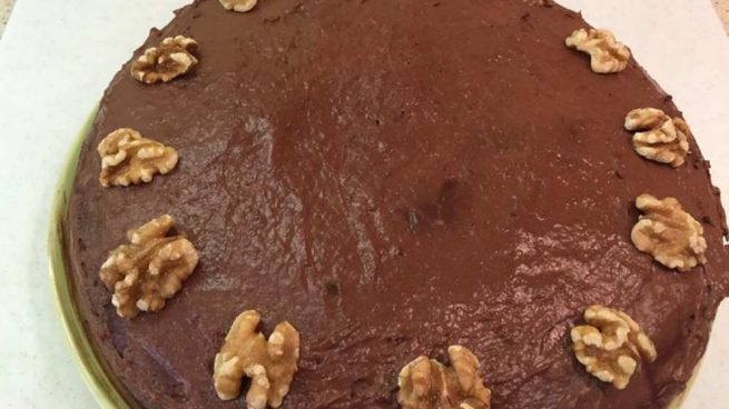 Torta argentina de nuez y chocolate