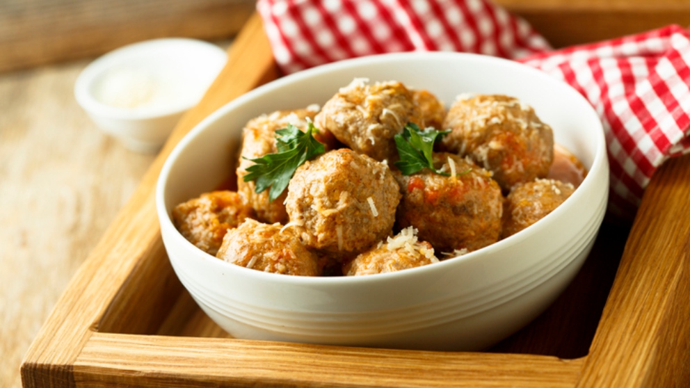 Albóndigas con salsa roquefort