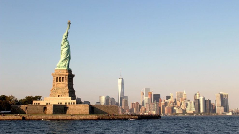 La famosa Estatua de la Libertad fue un regalo de Francia a Estados Unidos