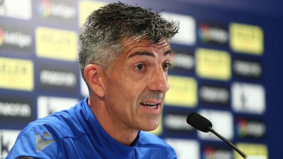 Imanol Alguacil, técnico de la Real Sociedad en rueda de prensa (@RealSociedad)