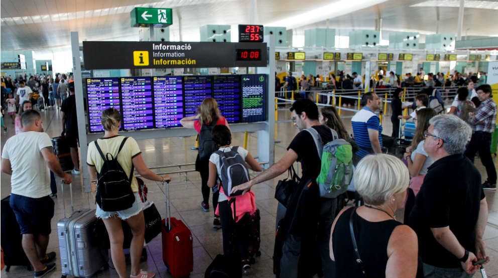 Huelga en el aeropuerto