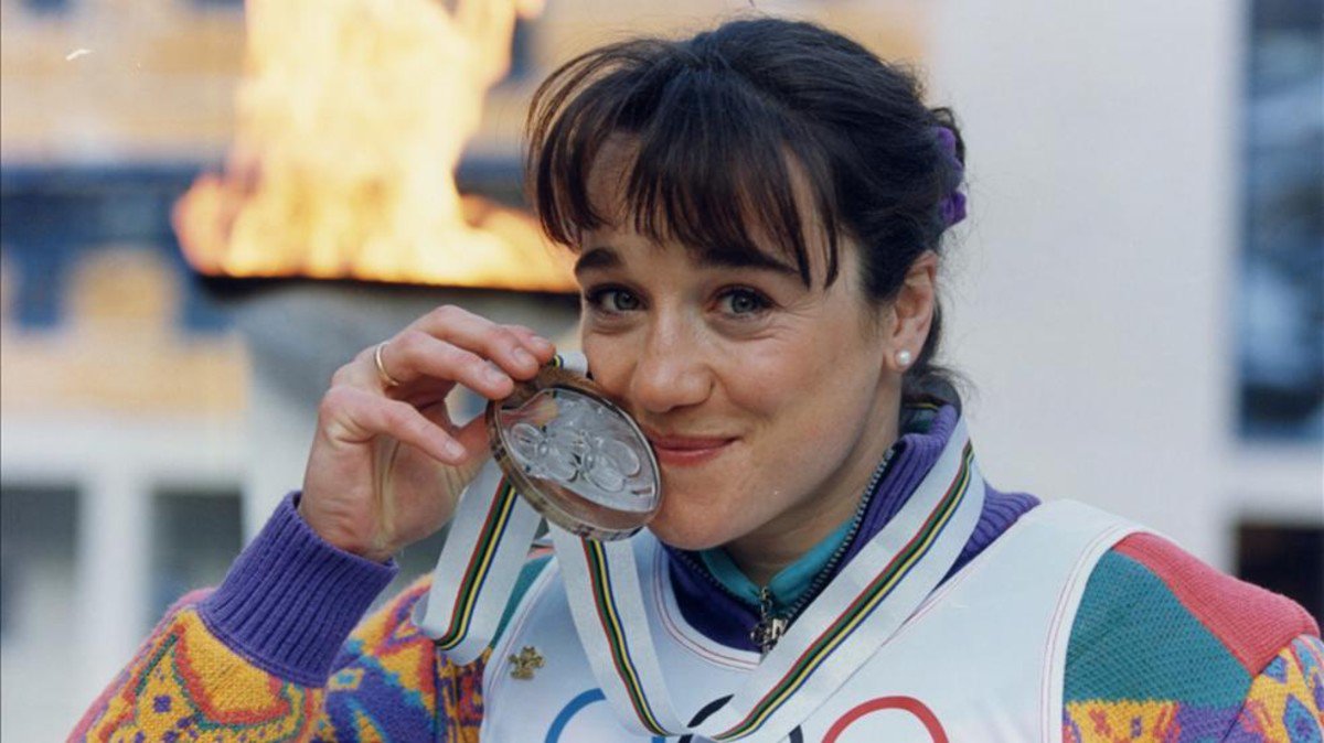 Blanca Fernández Ochoa se colgó la medalla de bronce. (Foto: RFEDEI)