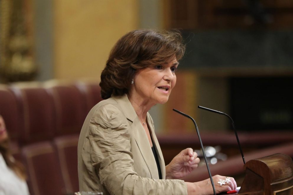 Carmen Calvo, vicepresidenta del Gobierno @EP