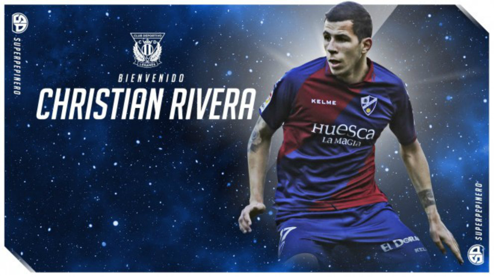 Christian Rivera, nuevo fichaje del Leganés (Club Deportivo Leganés)