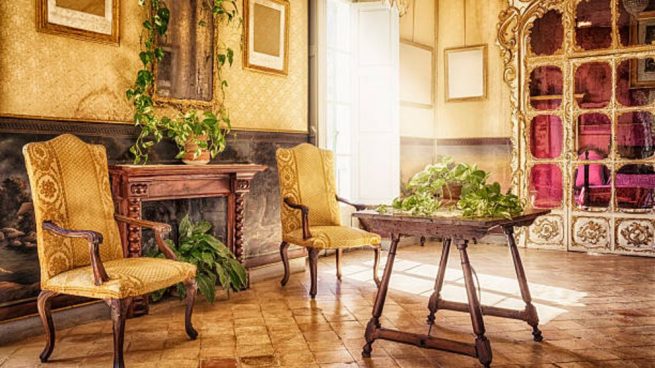 decorar y amueblar la casa con muebles antiguos