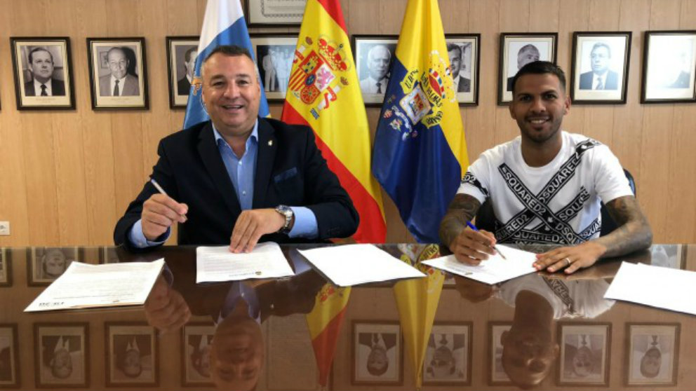 Miguel Ángel Ramírez y Jonathan Viera (Unión Deportiva Las Palmas)