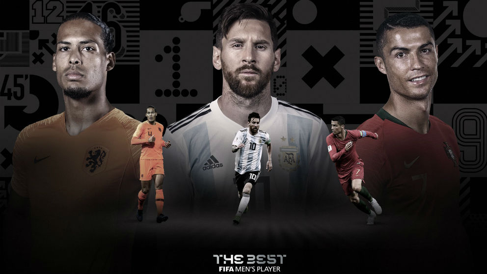 Messi, Cristiano y Van Dijk, nominados al premio The Best. (fifa.com)
