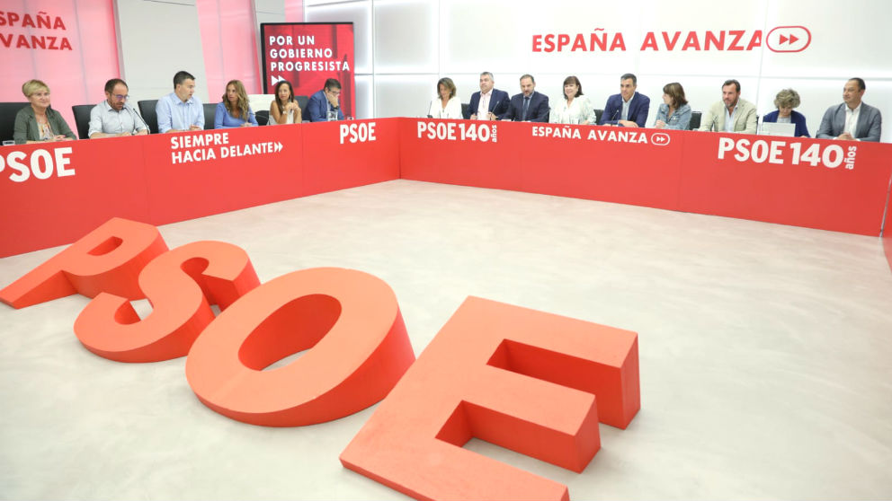 Reunión de la Comisión Ejecutiva del PSOE