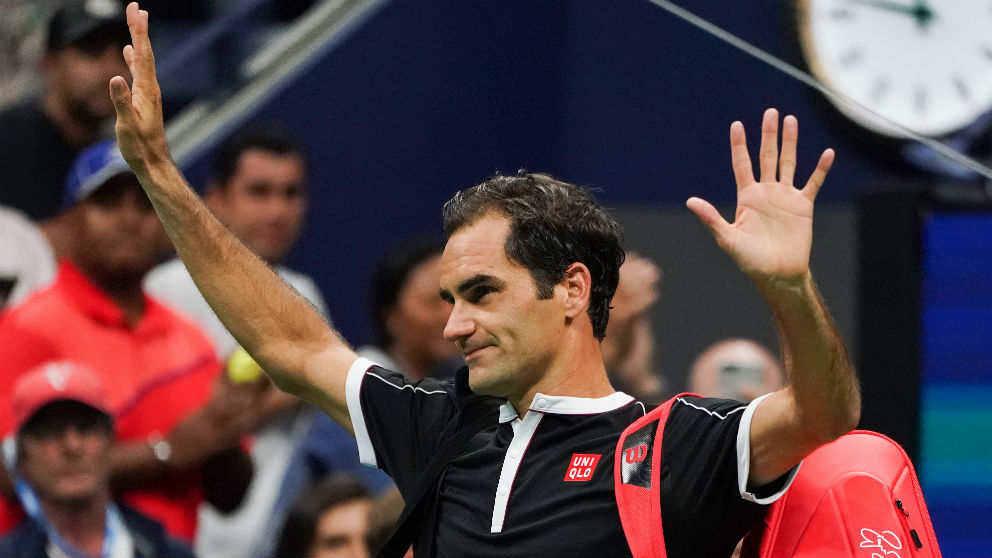 Federer se despide del US Open tras perder con Dimitrov. (AFP)