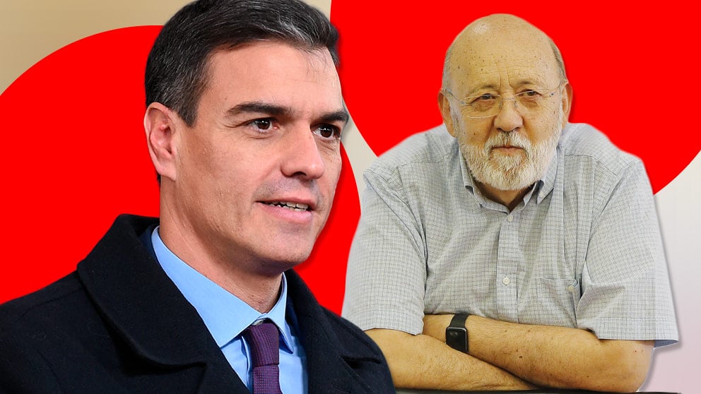 Pedro Sánchez y José Félix Tezanos, presidente del CIS.