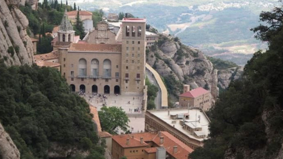 La abadía de Montserrat en Cataluña.