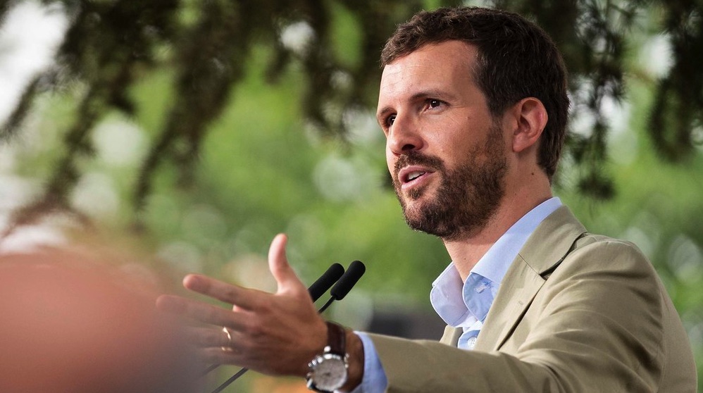 Pablo Casado en Ávila. (Foto. PP)