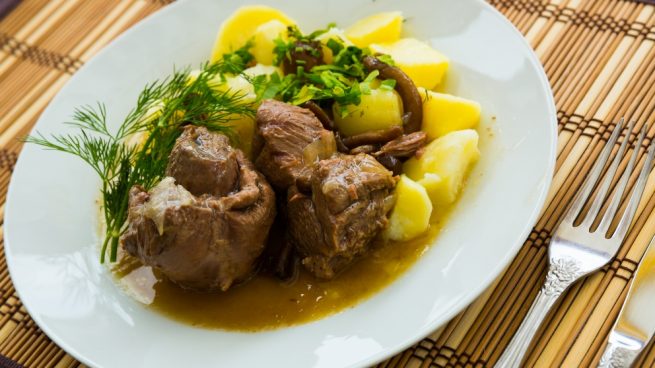Receta de Receta de Cazuela de cordero adobado