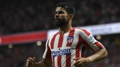 Diego Costa, durante un partido con el Atlético de Madrid.