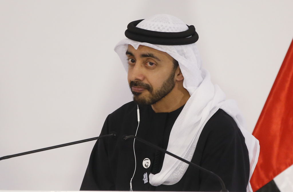 Abdullah bin Zayed Al Nahyan @Getty