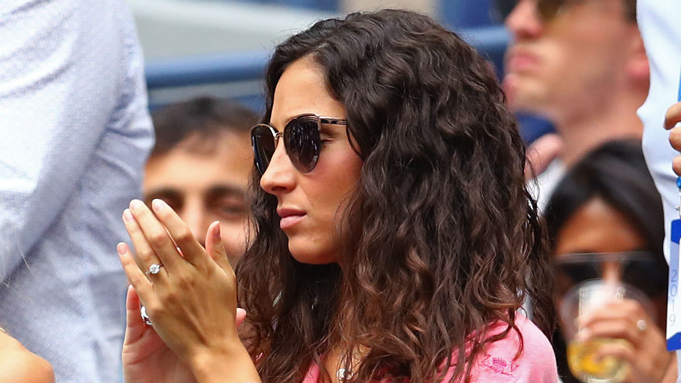 Xisca Perelló estrenó anillo en la final del US Open. (AFP)
