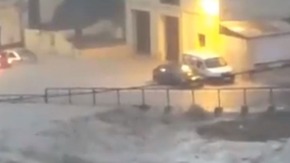 Imagen de  inundaciones provocadas por la gota fría.