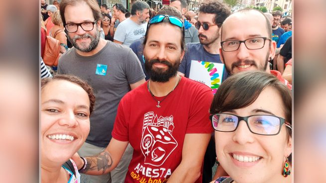 Podemos se manifiesta en Bilbao a favor de 47 procesados por «pertenencia» a ETA