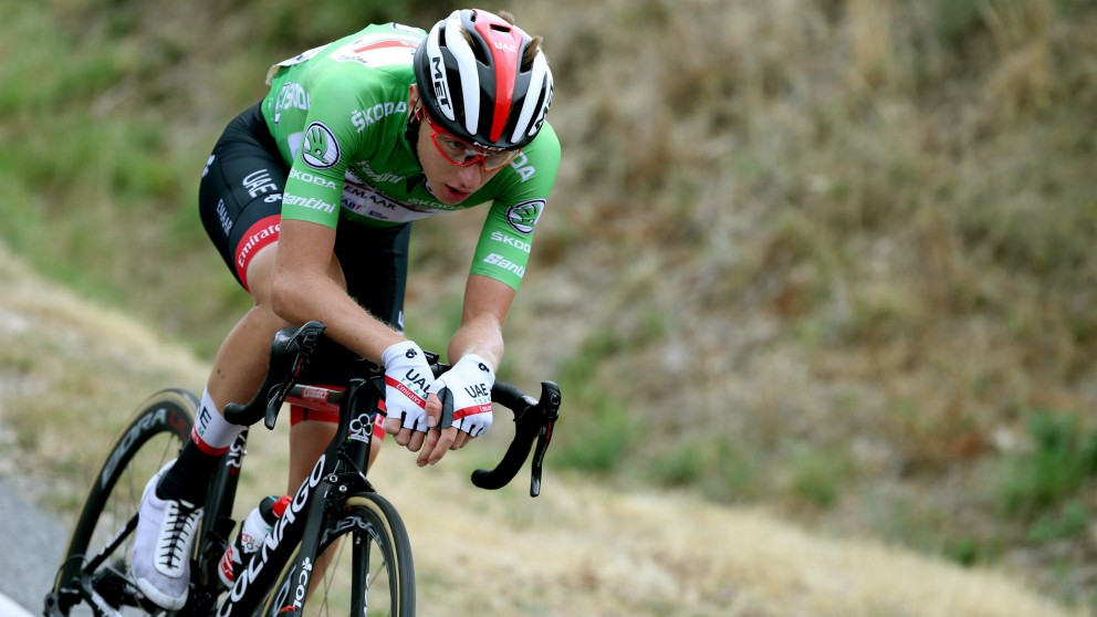 Pogacar logró tercera victoria en la Vuelta. (EFE)