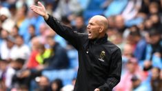 Zidane, en el partido contra el Levante. (Getty)