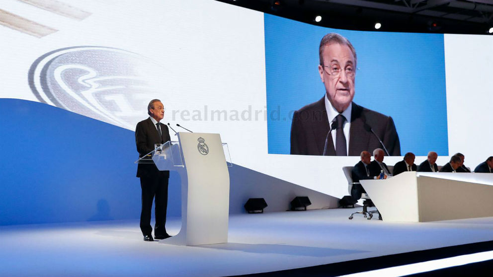 Florentino Pérez, presidente del Real Madrid.