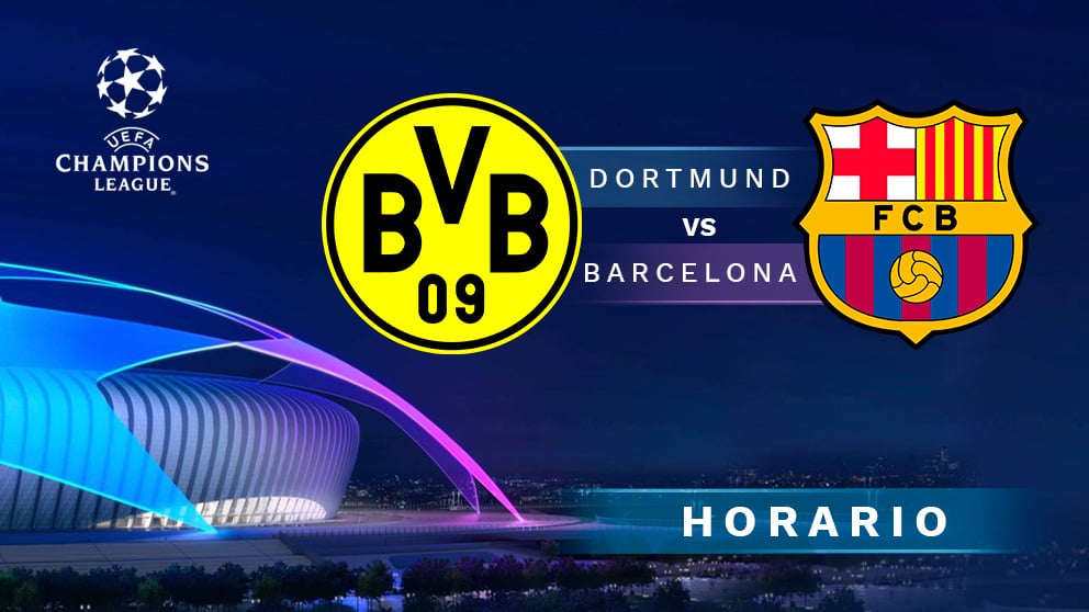 Borussia Dortmund – Barcelona: horario y dónde ver el partido de la Champions League.