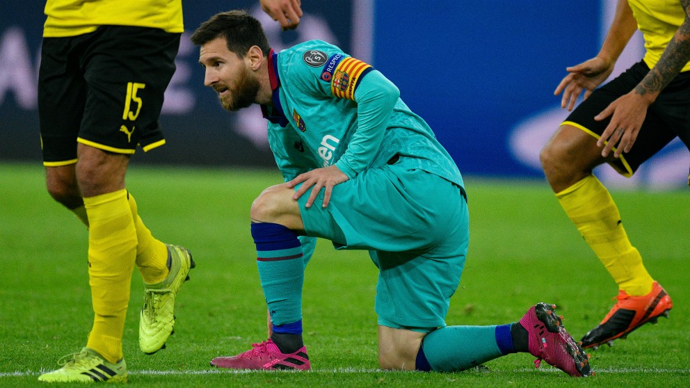 Messi volvió a jugar 115 días después. (AFP)