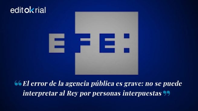 Desmentido histórico de Zarzuela a la agencia EFE