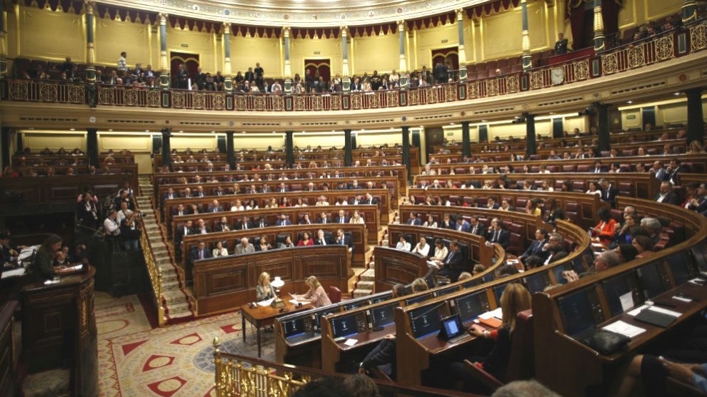 Plano general del hemiciclo del Congreso durante su constitución el pasado 21 de mayo. (Foto: Europa Press)