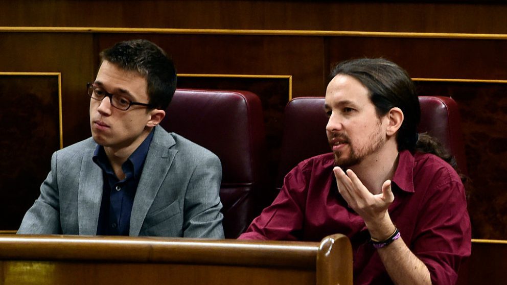Pablo Iglesias e Iñigo Errejón en el Congreso cuando aún estaban juntos. @Getty