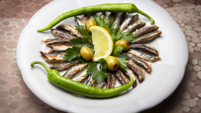 Boquerones a la donostiarra