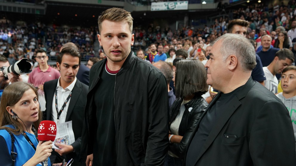 Luka Doncic, en el Wizink Center. (ACB)