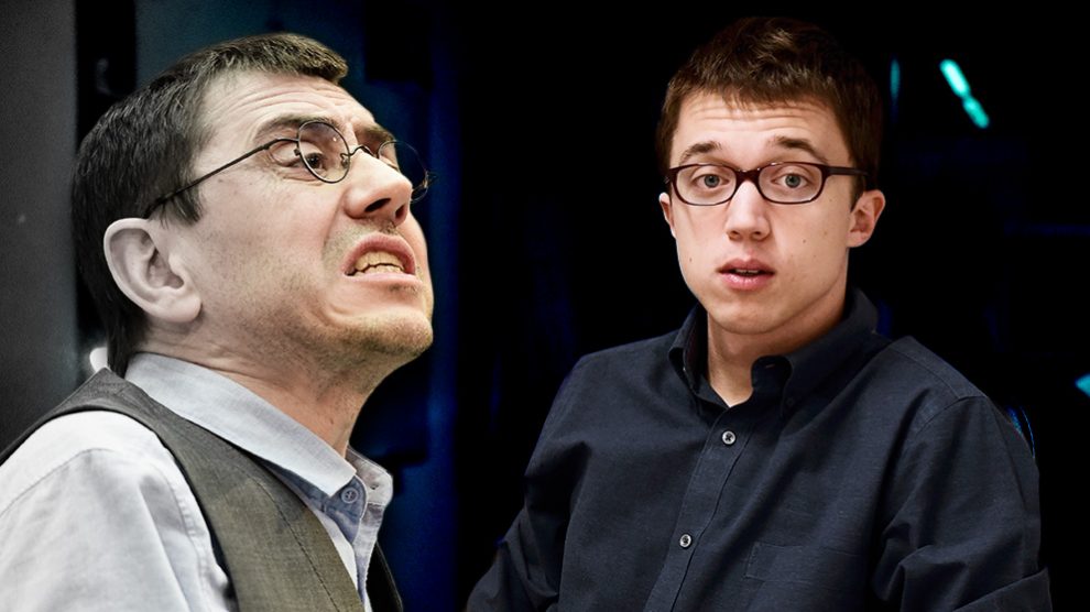 Juan Carlos Monedero e Íñigo Errejón.